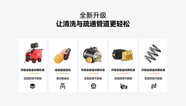 揚子管道疏通機全新升級五大賣(mài)點(diǎn)