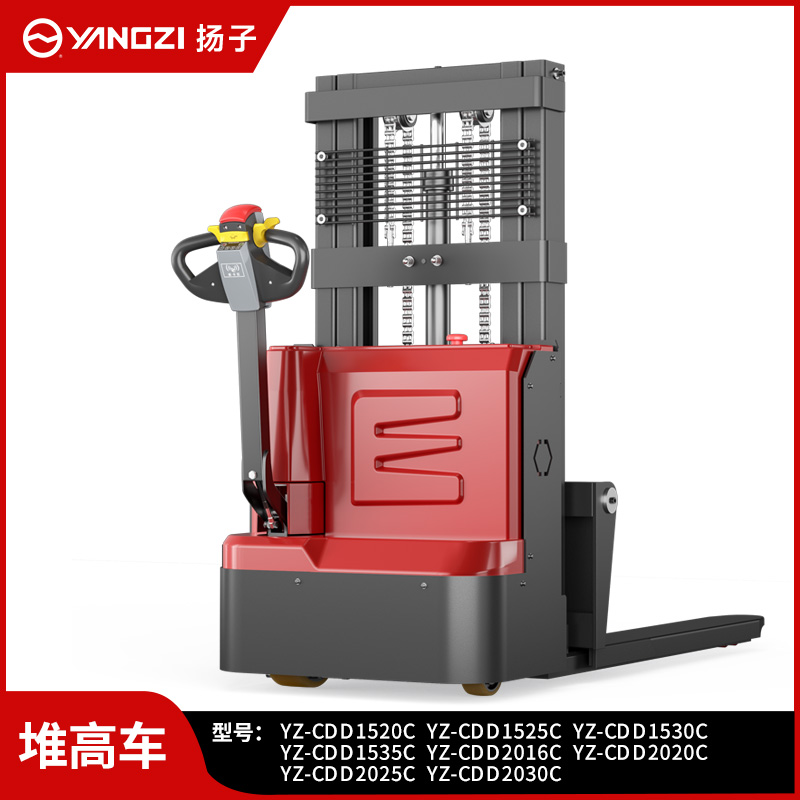 揚子電動(dòng)叉車(chē)堆高車(chē)液壓升降裝卸車(chē)托盤(pán)搬運車(chē)CDD-C